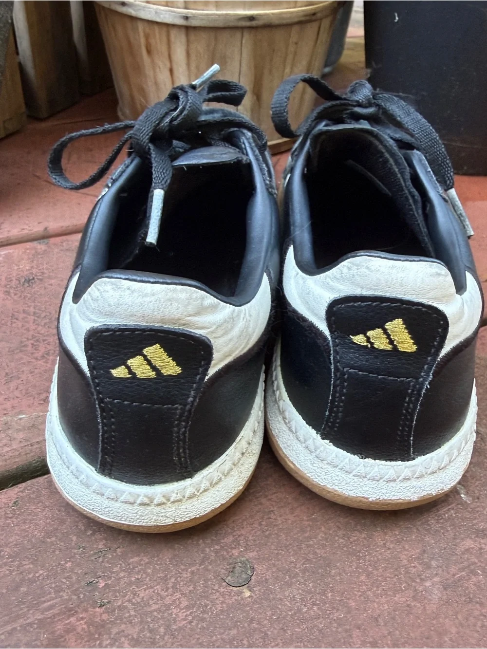 Retro Adidas Samba Black Mens 5 Women 6